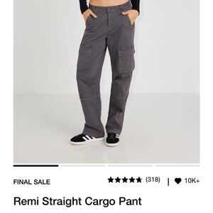 Garage Women's Gray Cargo Jeans